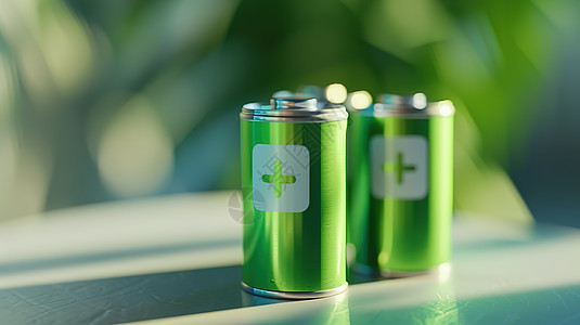 新能源环保绿色电池图片