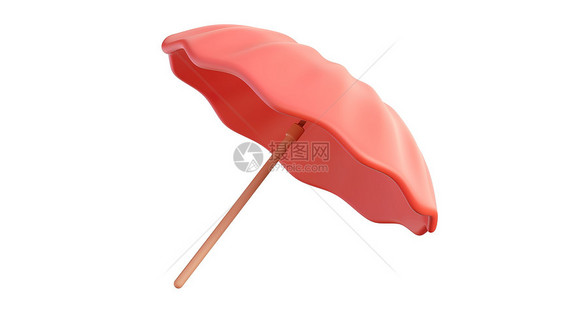 遮阳伞3D图标图片