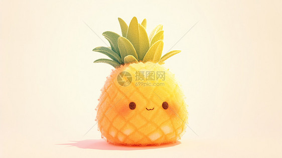 可爱卡通菠萝图片