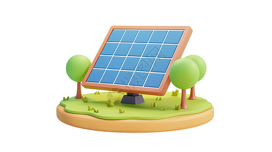太阳能电板图标图片