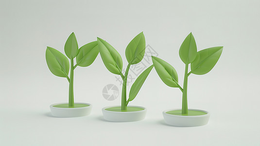盆栽3D图标图片