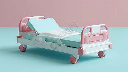 病床3D图标图片