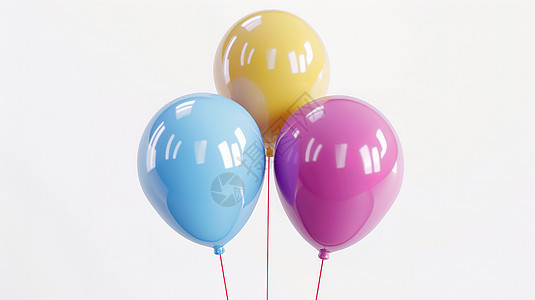 气球3D图标图片