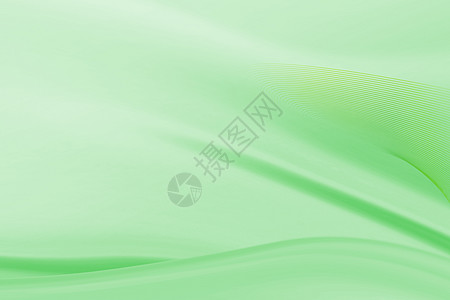 清新绿色流体背景图片