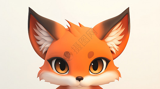 可爱的狐狸3D图片