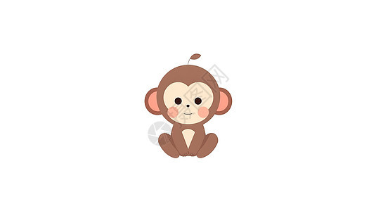 猴子平面图标图片
