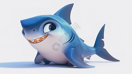 鲨鱼3D图标图片