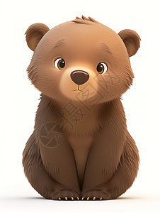 可爱的小熊3D图标图片
