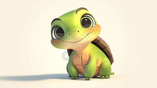 可爱海龟3D图片