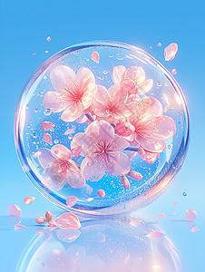 樱花水晶图片