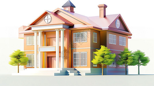 别墅模型3D图片