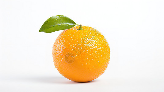一个橙子图片