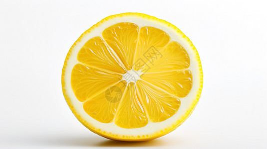 黄柠檬切开的柠檬图片