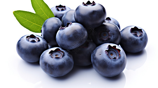 一堆蓝莓水果图片
