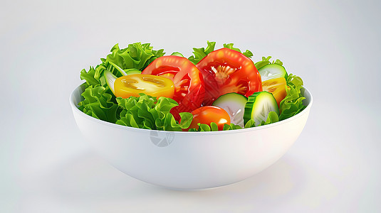 青菜蔬菜3D风格图片