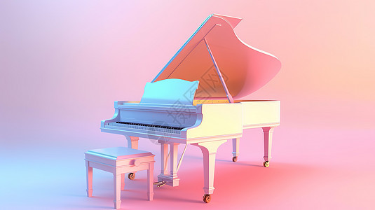 钢琴3D图标图片