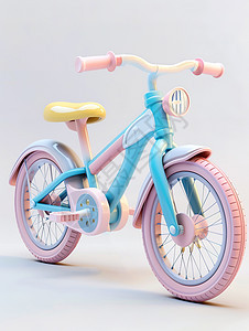 儿童自行车3D图片