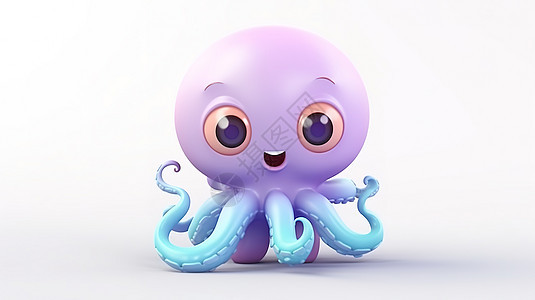 章鱼3D图标图片