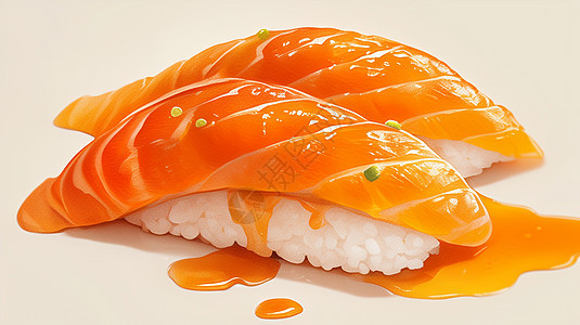 美味的日式美食卡通寿司图片
