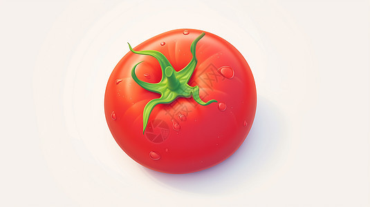 红色可爱的卡通西红柿图片