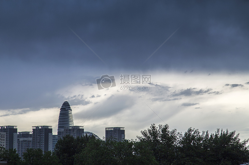 雨后城市图片