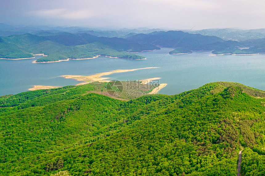 水库风景图片