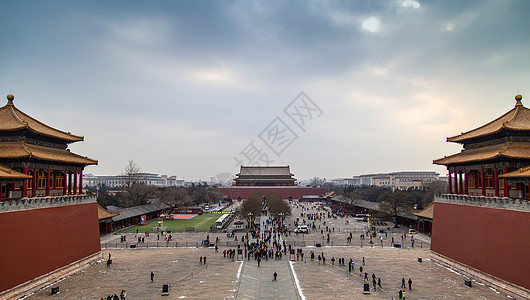 天安门里午门背景图片