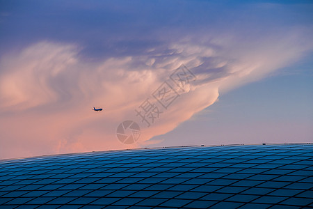 空中漫步云中漫步 飞机背景