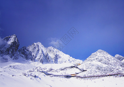 玉龙雪山背景图片