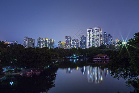 夜景·深圳城市背景图片
