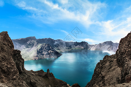 天池北坡背景