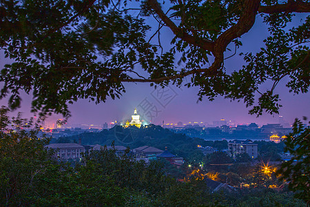 夜景北海图片