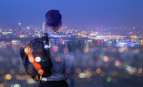 北京鸟巢夜景迷失城市设计图片