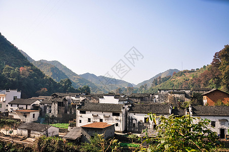 山水小镇乡村背景