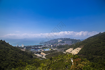 地理环境深圳·马峦山背景