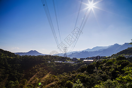 地理环境深圳·马峦山背景