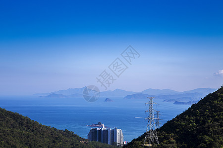 地理环境深圳·马峦山背景