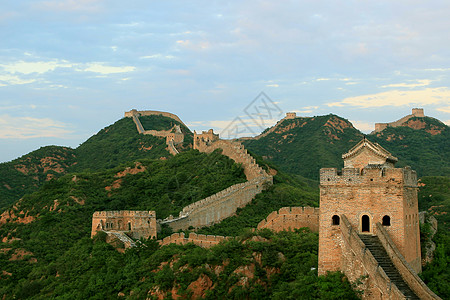 北京怀柔 水长城背景图片