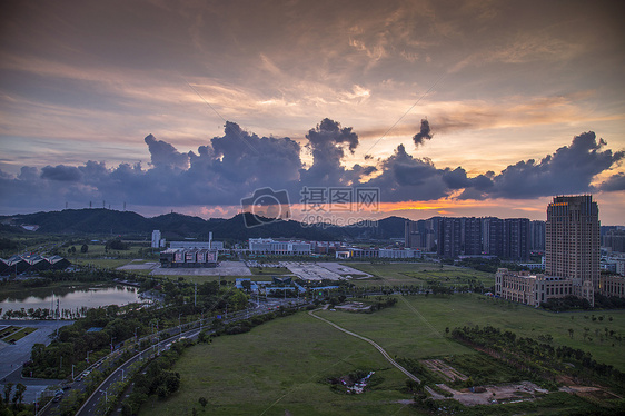 晚霞风光图片