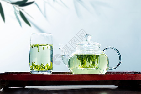 绿茶-公道杯背景图片