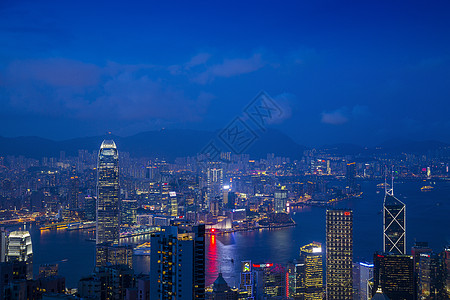 香港海港美丽香港背景