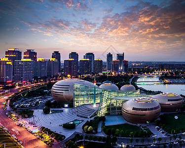 郑州北龙湖郑州东区郑州夜景高清图片