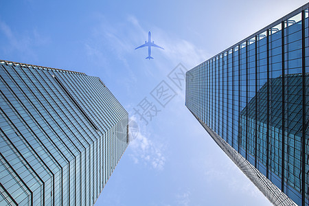 高楼大厦·梦想飞翔背景