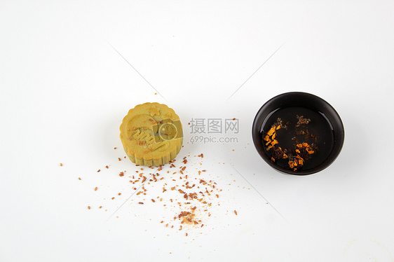 中秋节食物月饼图片