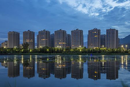 北京夜景光之城背景