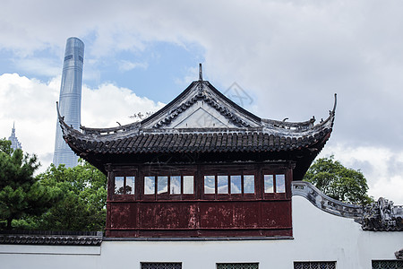 蓝天豫园上海中心大厦图片