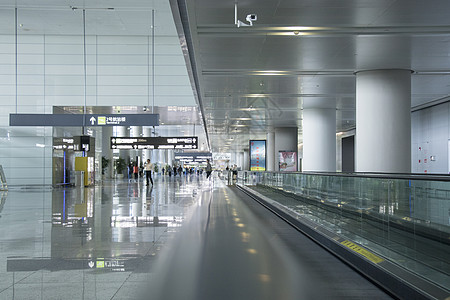 21城市内部空间结构ppt机场内部扶梯拍摄背景