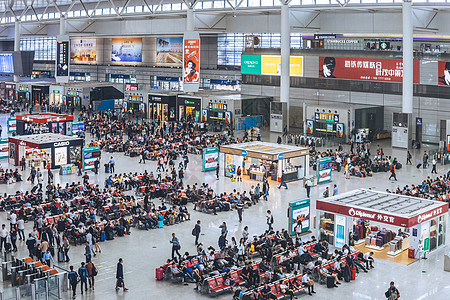 商务机场高铁火车站动车站休息区背景