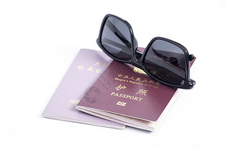 护照港澳台通行证拍摄图片