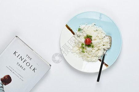 炒米饭菜谱背景图片